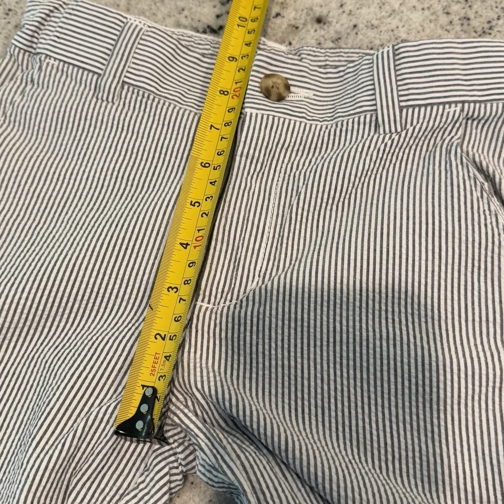 Special Occasion Gymboree Seersucker Pants blue white stripe Size 10 EXCELLENT